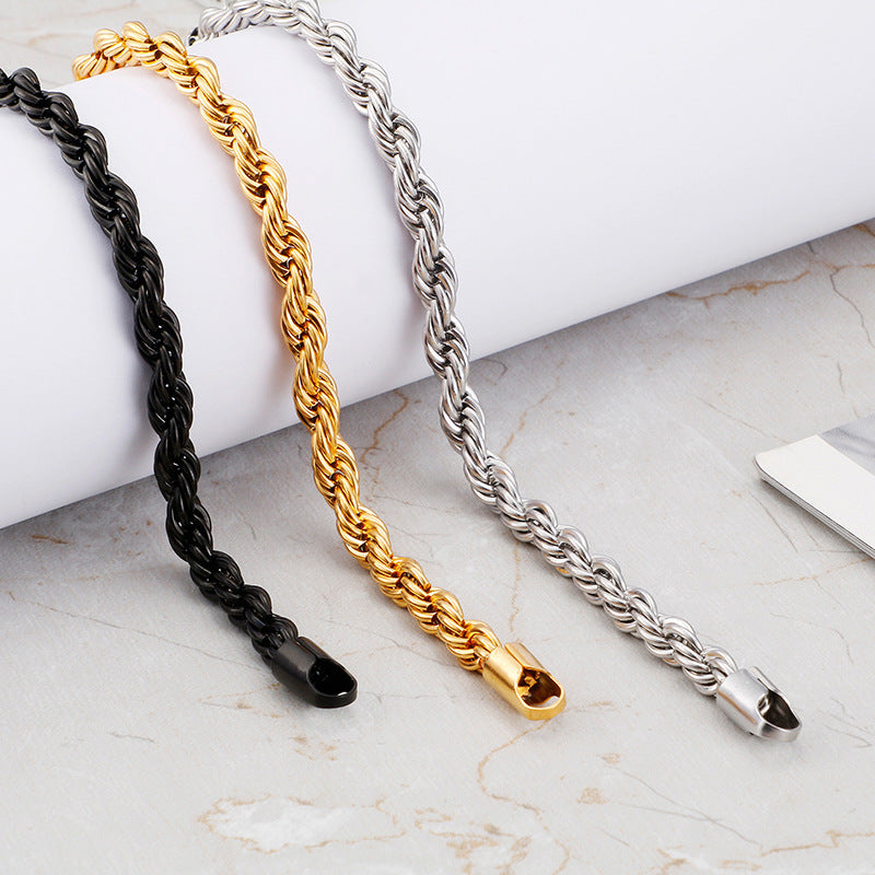 Blake Twisted Cable Bracelet — view 3