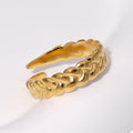 Chiara Braided Open Ring — view 2
