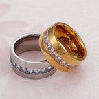 Lino Crystal Band Ring — view 7