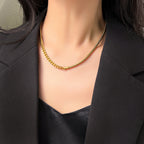 Stella Chunky Chain Necklace — view 2
