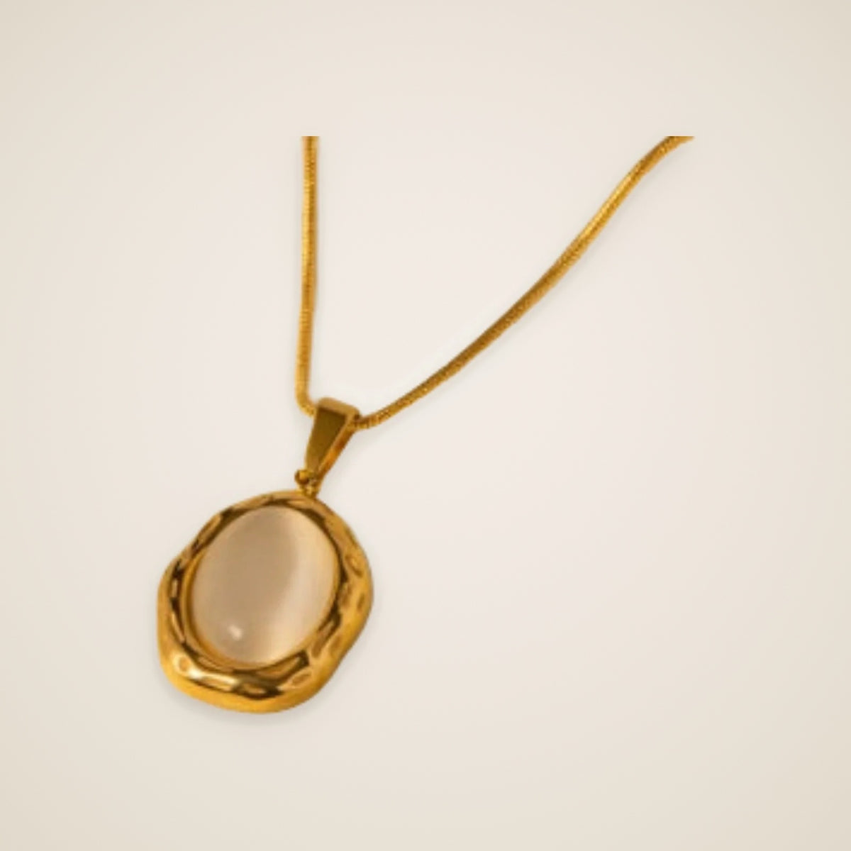 Collier pendentif pierre Gaia — vue 1