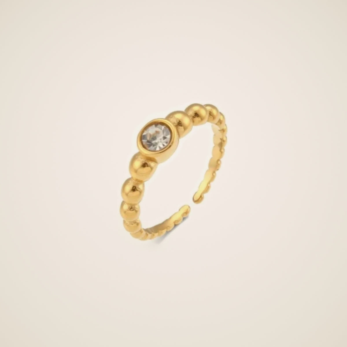 Gemma Zircon Ring — view 1