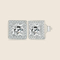 Giada Square Halo Studs — view 1