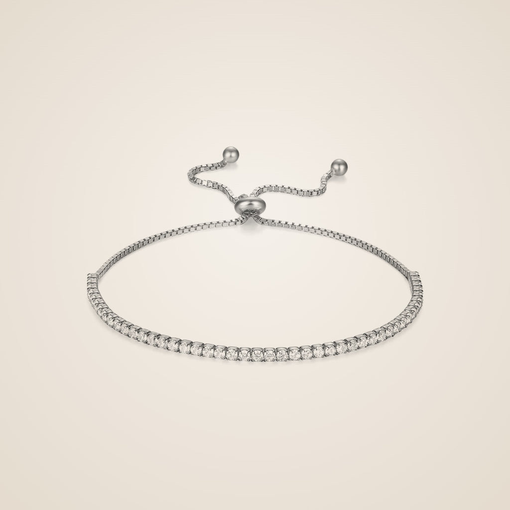Grazia 925 Silver Tennis Bracelet