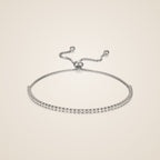 Grazia 925 Silver Tennis Bracelet