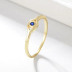 Anello occhio blu Kalliope — vista 3