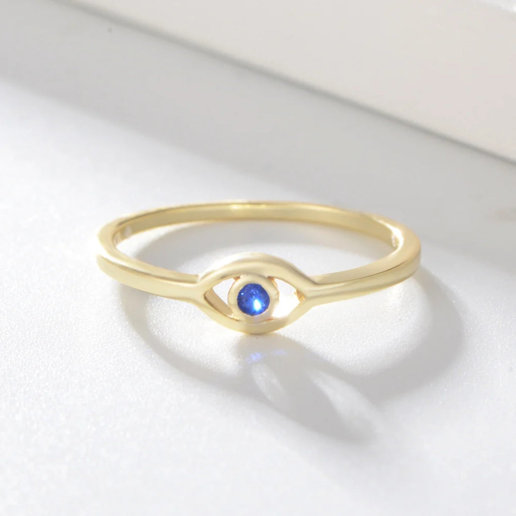 Anello occhio blu Kalliope — vista 5