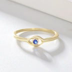 Anello occhio blu Kalliope — vista 5