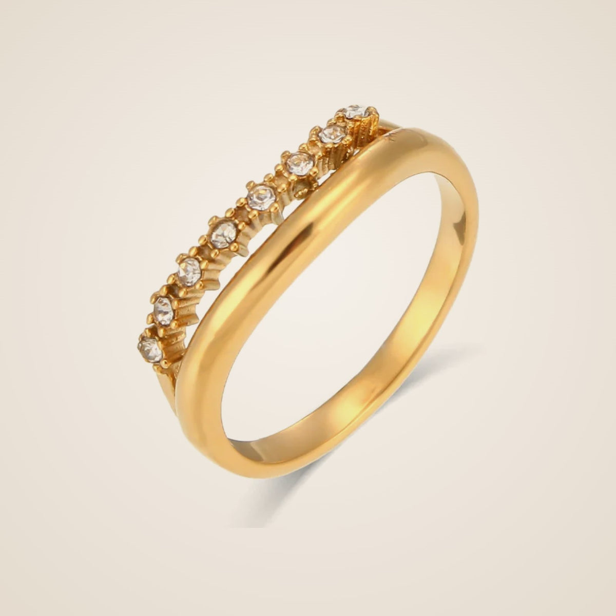 Leda Fine Stone Ring — view 1