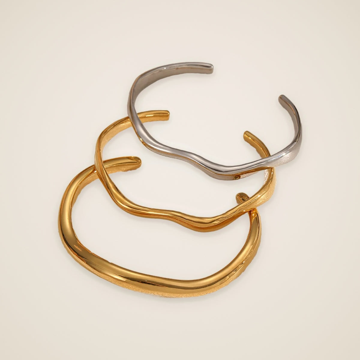 Brazalete ondulado Lina — vista 1