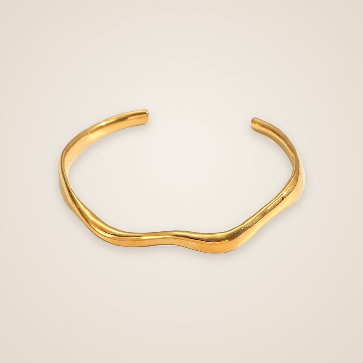 Lina Wave Cuff Bracelet — view 6