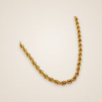 Luce Twisted Rope Chain Necklace — view 3