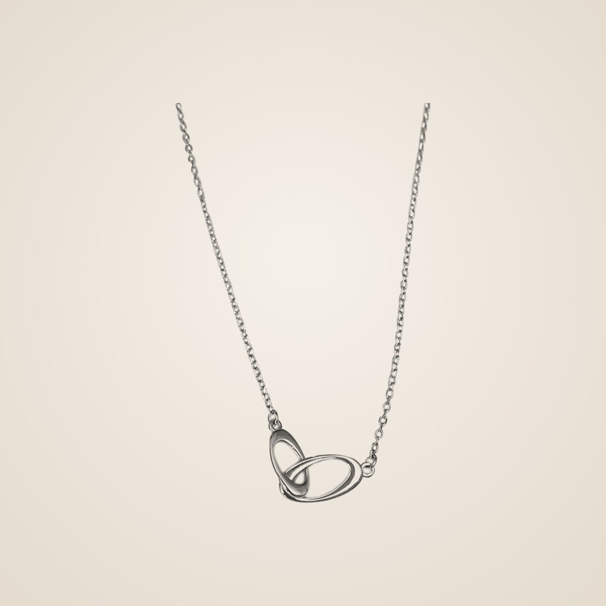 Luna Interlocking Circle Necklace