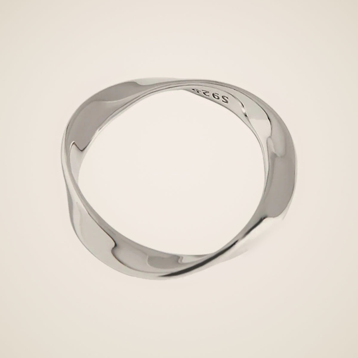 Maia Möbius Twist Ring — view 1