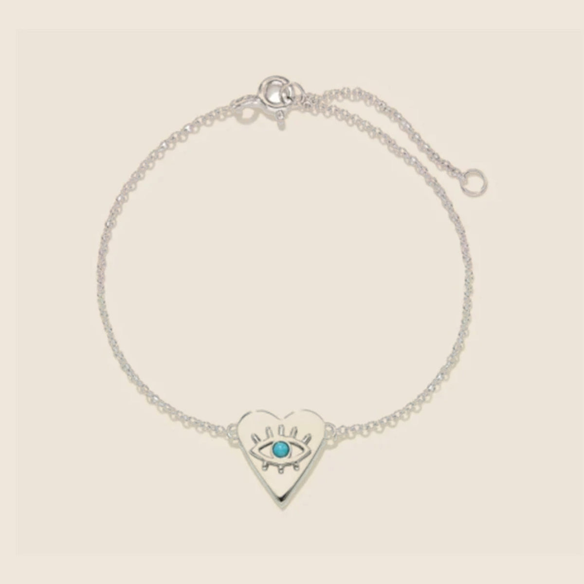 Bracciale cuore occhio Melina — vista 1
