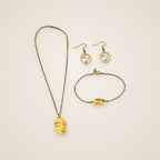 Musa Abstract Face Jewelry Set — view 1