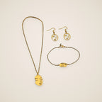Musa Abstract Face Jewelry Set — view 1