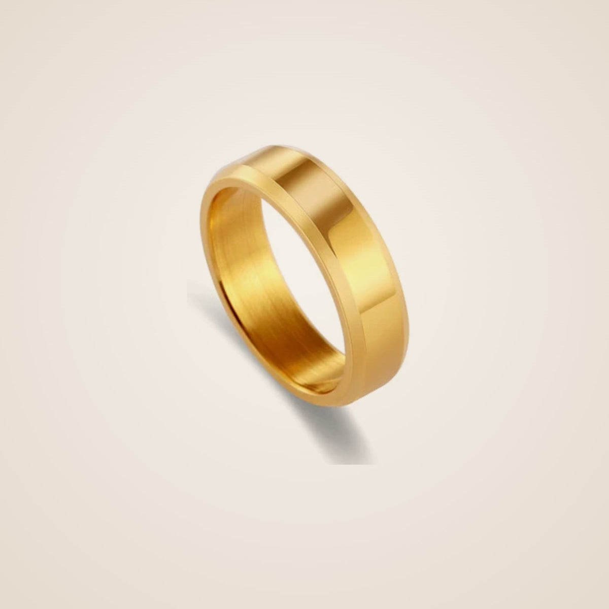 Nadia Polished Band Ring — view 1