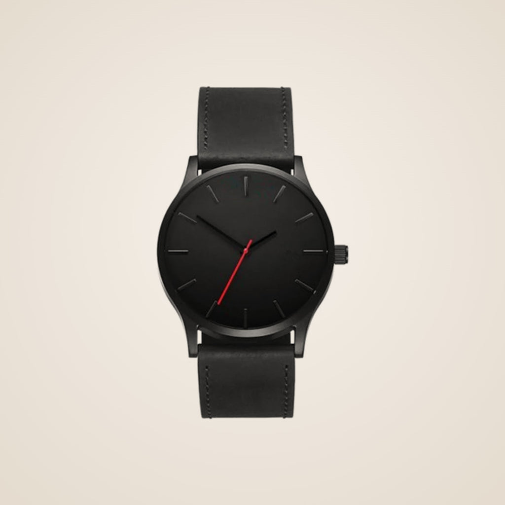Nero Minimal Strap Watch