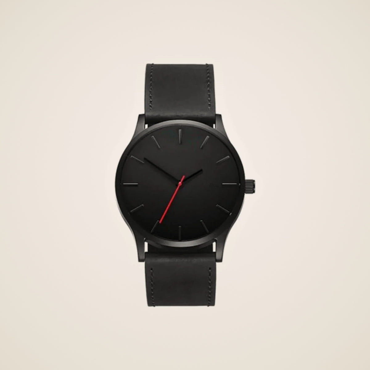 Nero Minimal Strap Watch — view 1