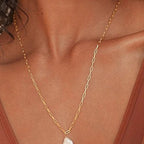 Neve Freshwater Pearl Necklace — view 6