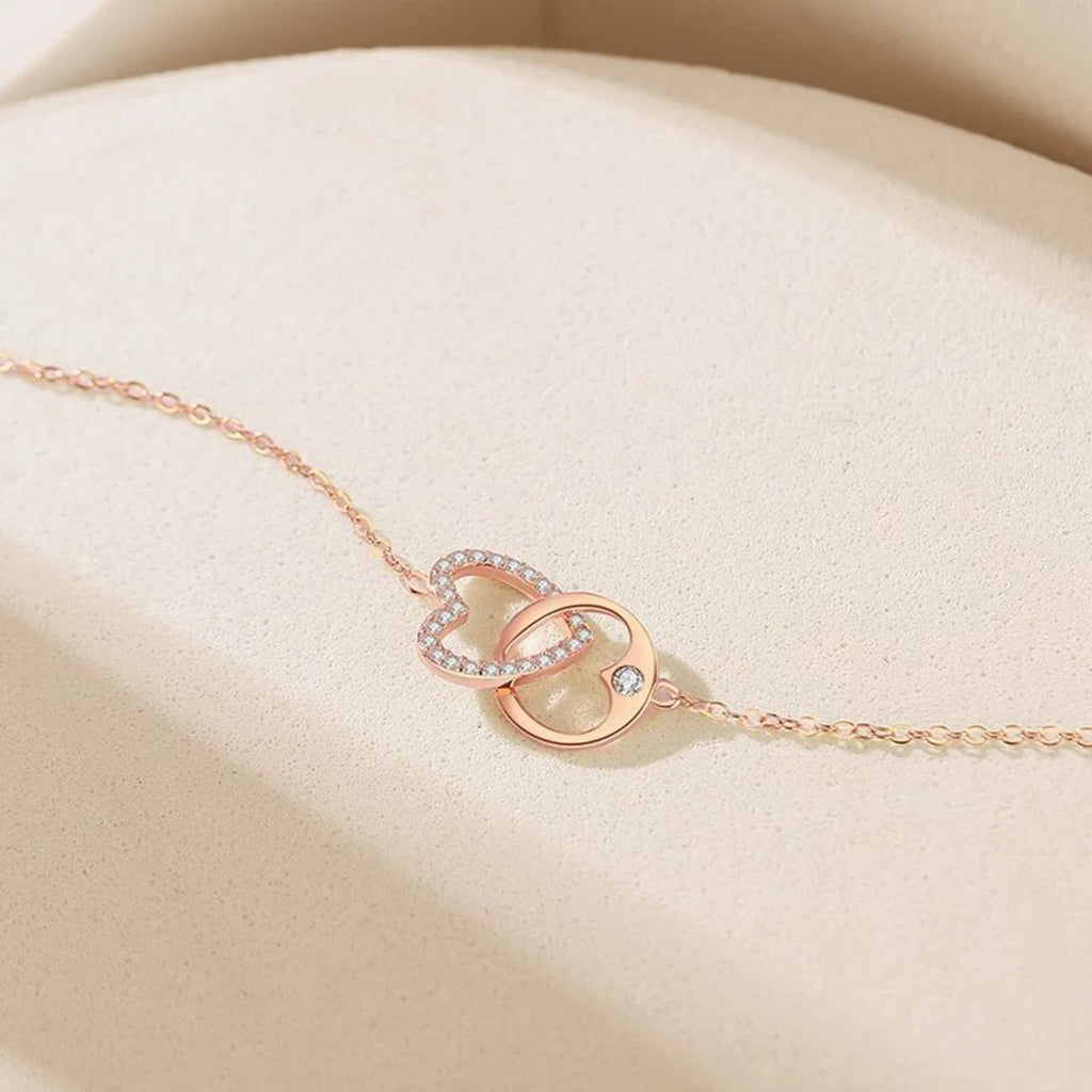 Kette mit verschlungenen Herzen Nicoletta — Ansicht 6