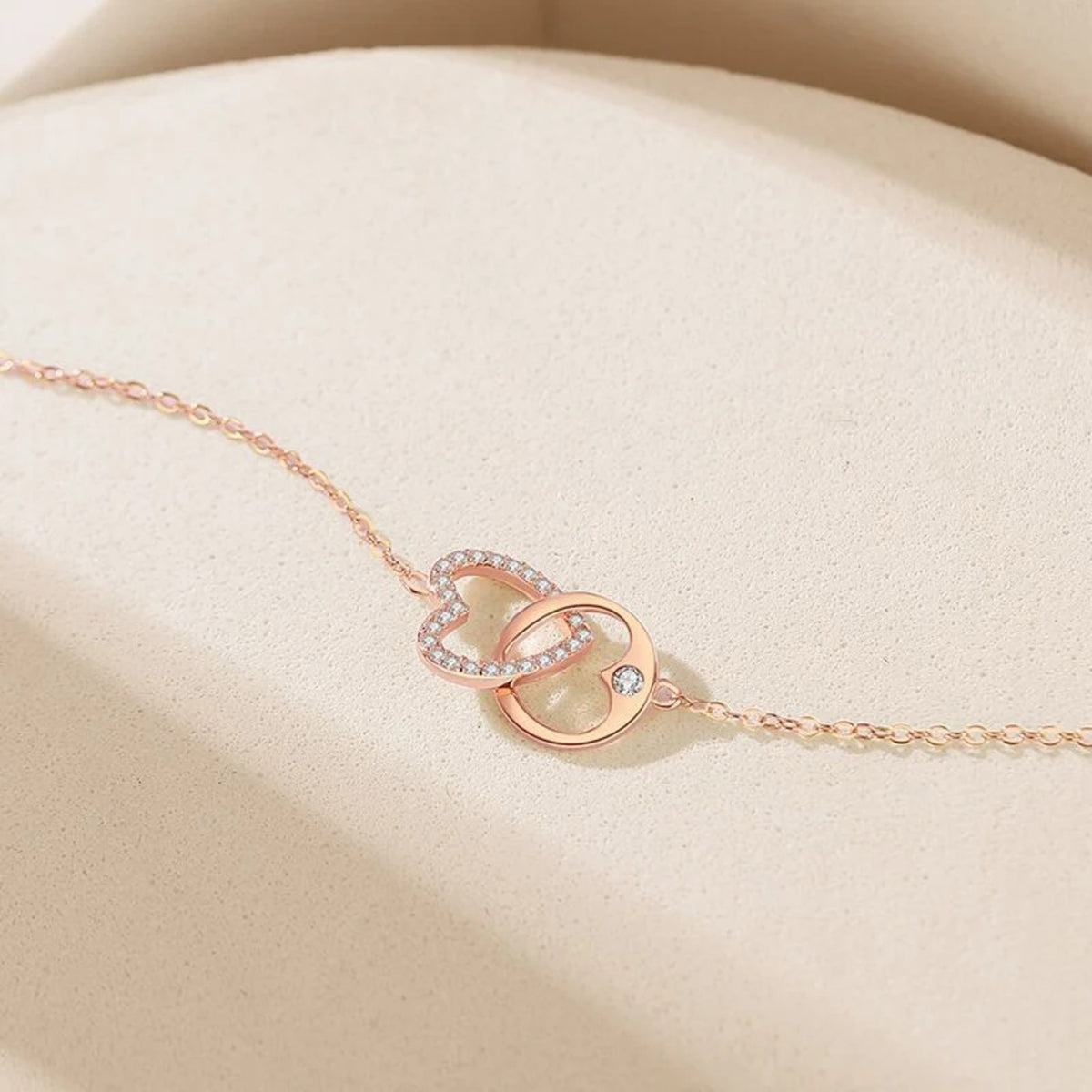 Kette mit verschlungenen Herzen Nicoletta — Ansicht 6
