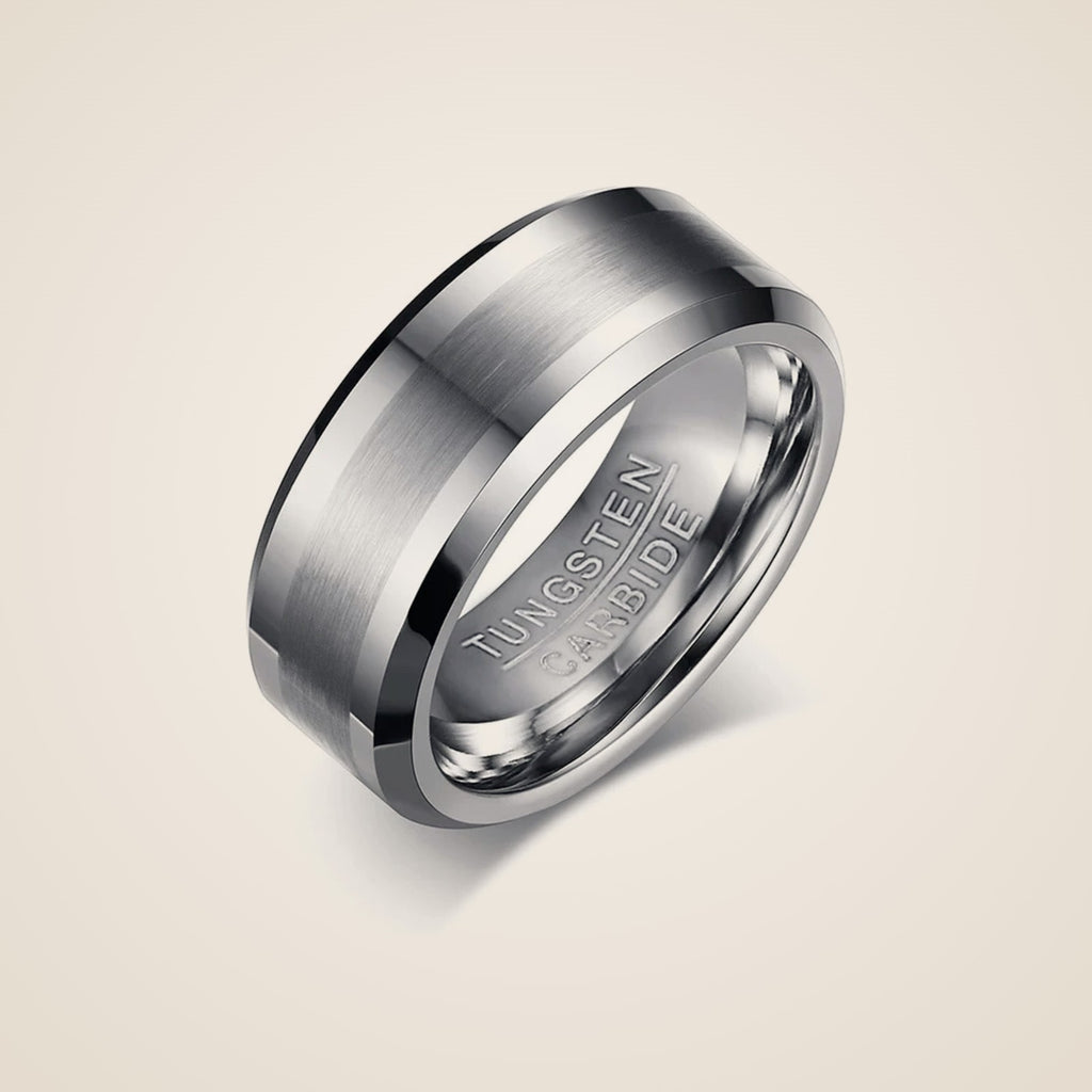 Nilo Brushed Band Ring — view 1