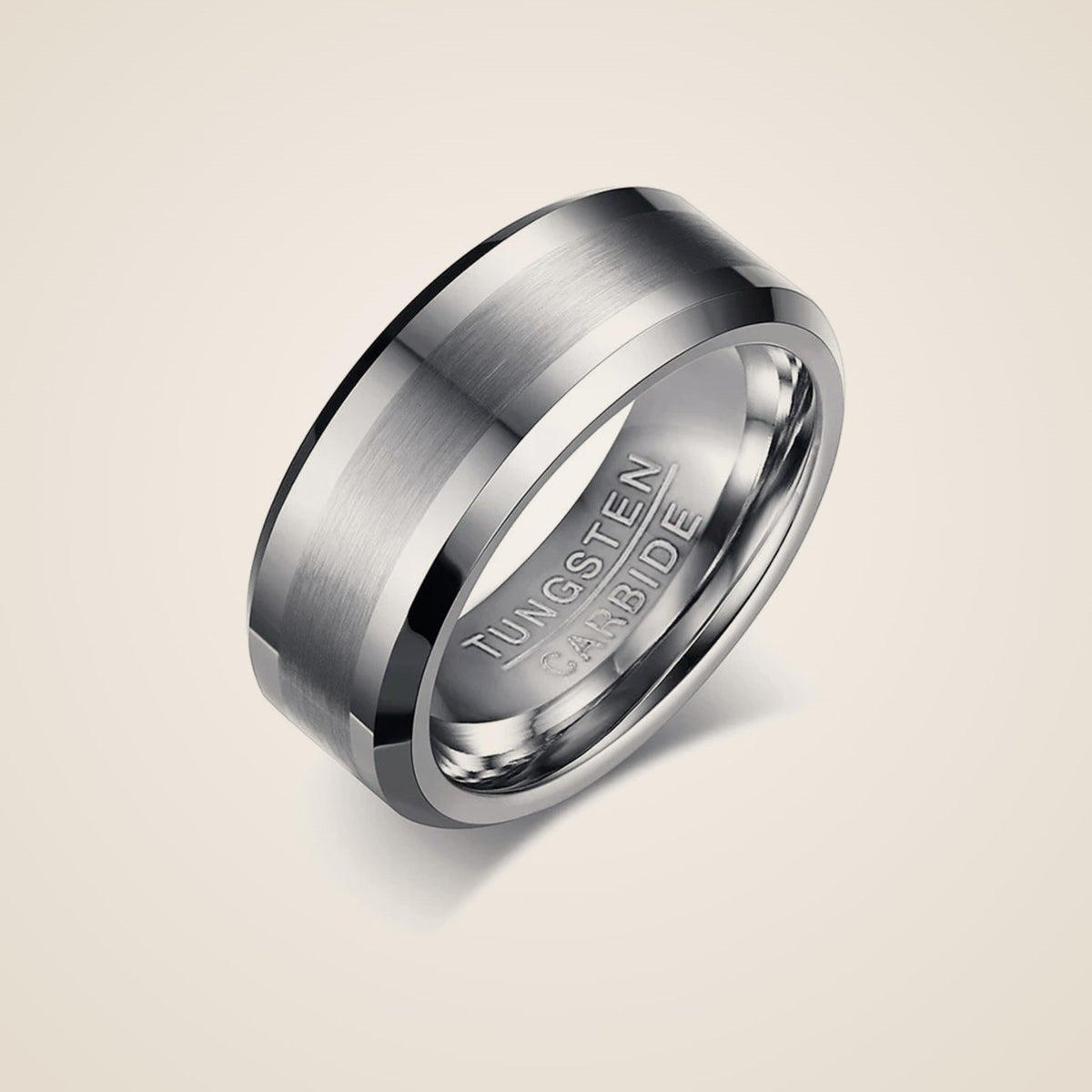 Nilo Brushed Band Ring — view 1