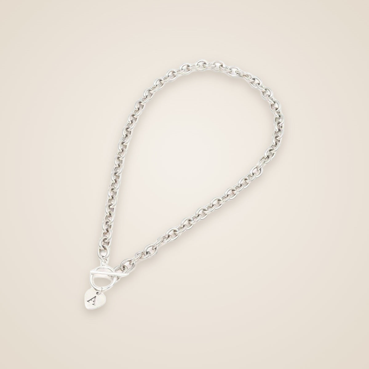 Noemi Initial Heart Necklace — view 1