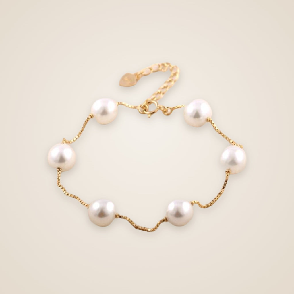 Nora 925 Silver Bead Bracelet — view 1