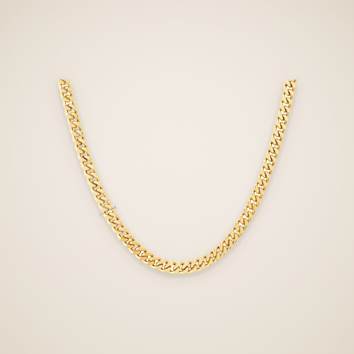 Collier double chaîne serpent Nova — vue 1