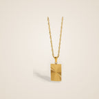 Onda Sun Coin Pendant Necklace — view 1