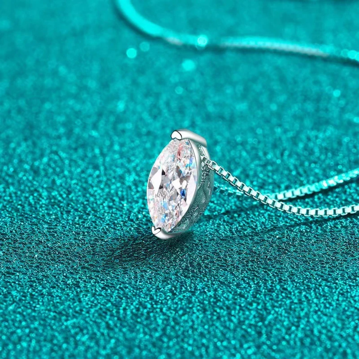 Marquise-Solitärkette Perla — Ansicht 3