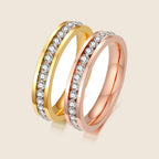 Rosalba Channel Eternity Band — view 1