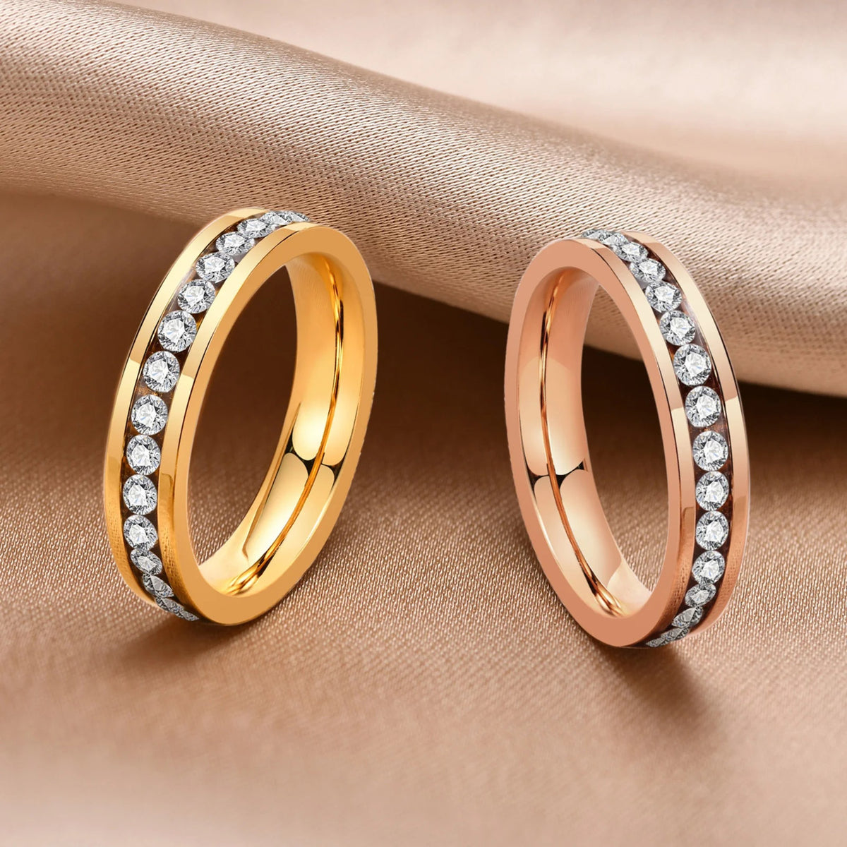 Rosalba Channel Eternity Band — view 2
