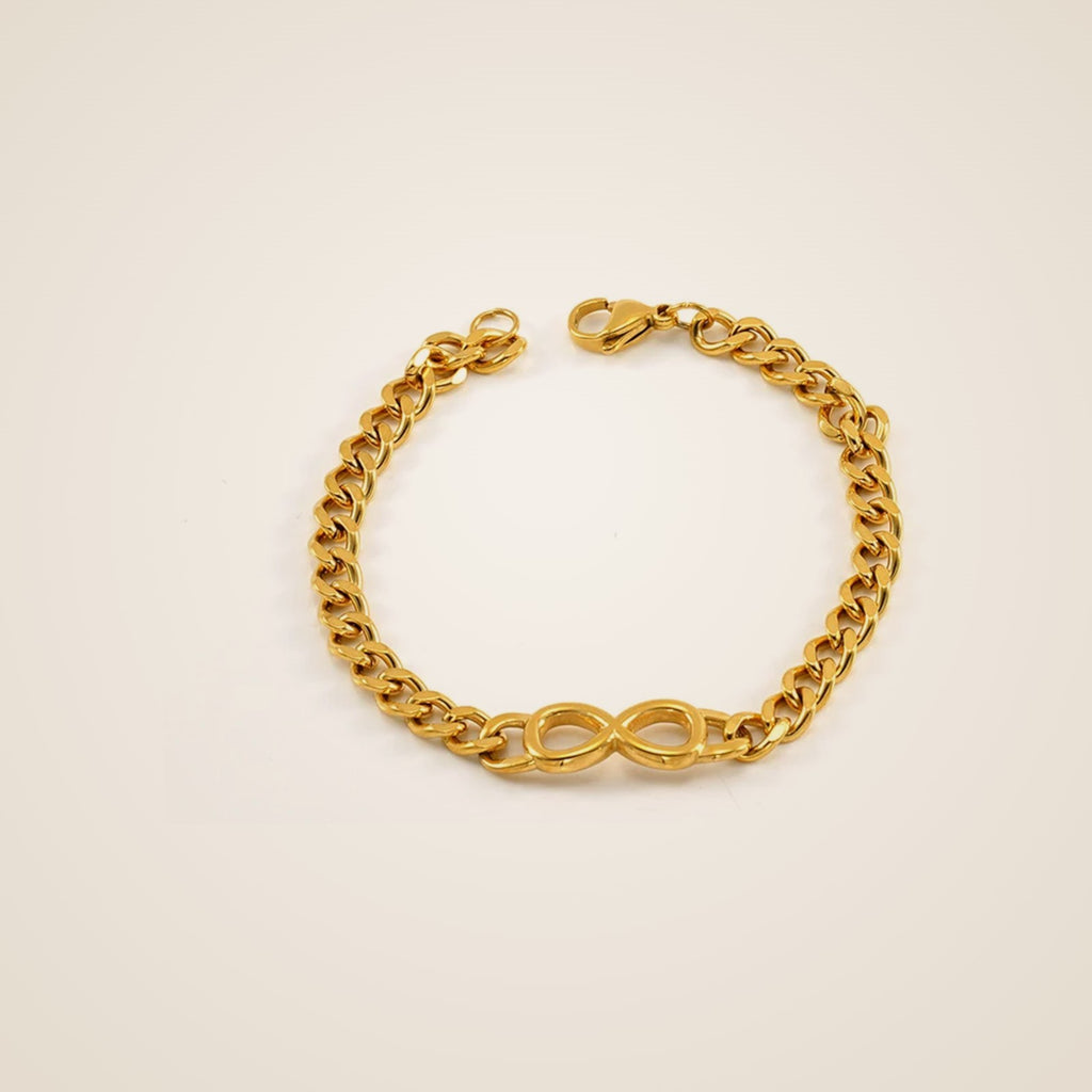 Sara Cuban Link Bracelet — view 1
