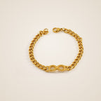 Sara Cuban Link Bracelet — view 1