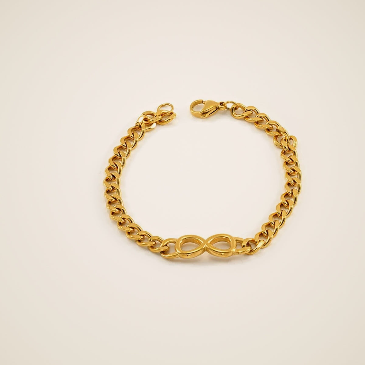 Sara Cuban Link Bracelet — view 1
