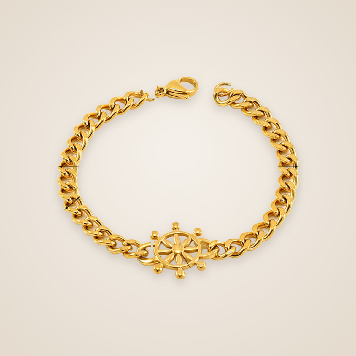 Sara Cuban Link Bracelet — view 9