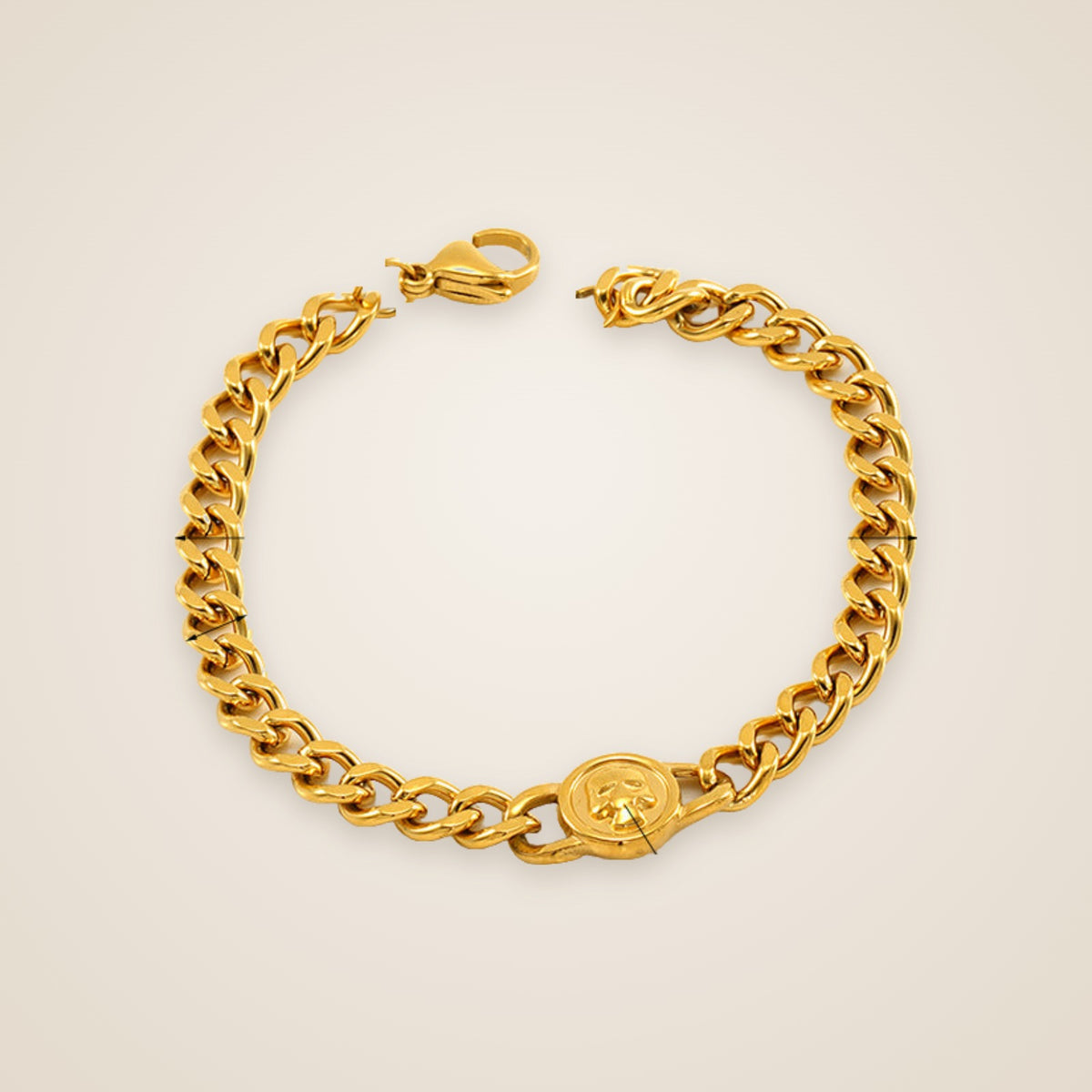 Sara Cuban Link Bracelet — view 5