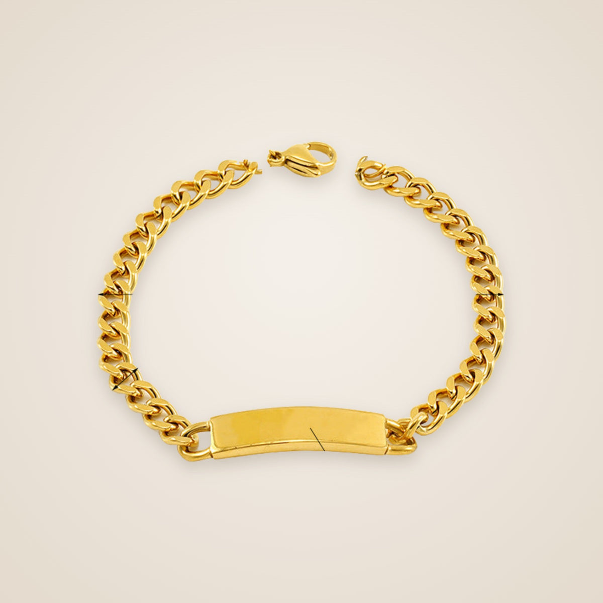 Sara Cuban Link Bracelet — view 6