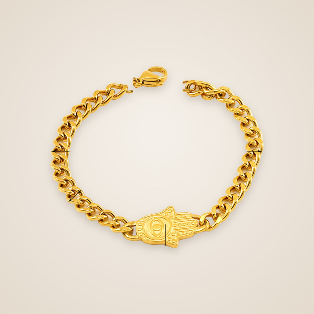 Sara Cuban Link Bracelet — view 7