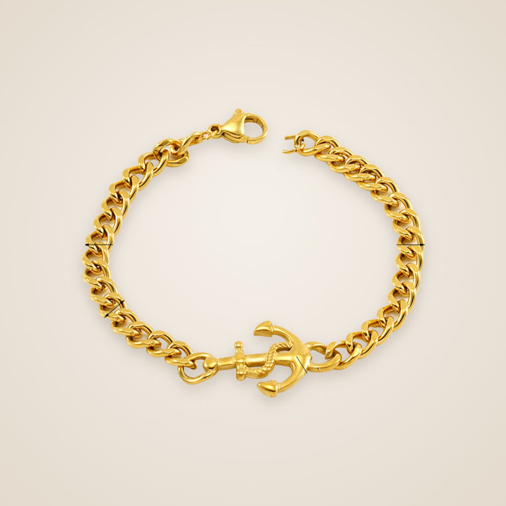 Sara Cuban Link Bracelet — view 8