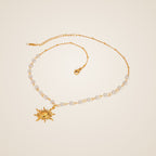 Selene Pearl Drop Necklace