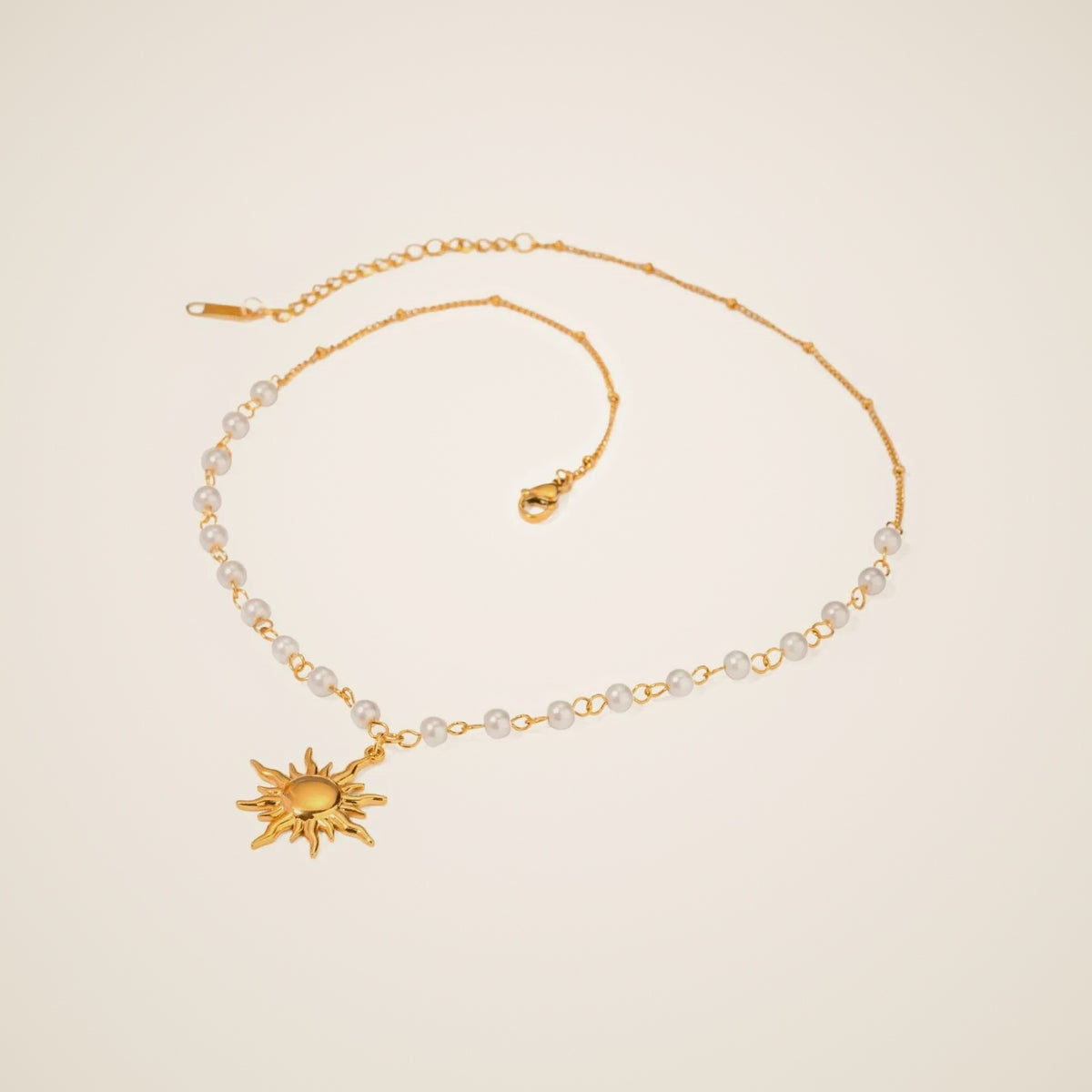 Selene Pearl Drop Necklace — view 1