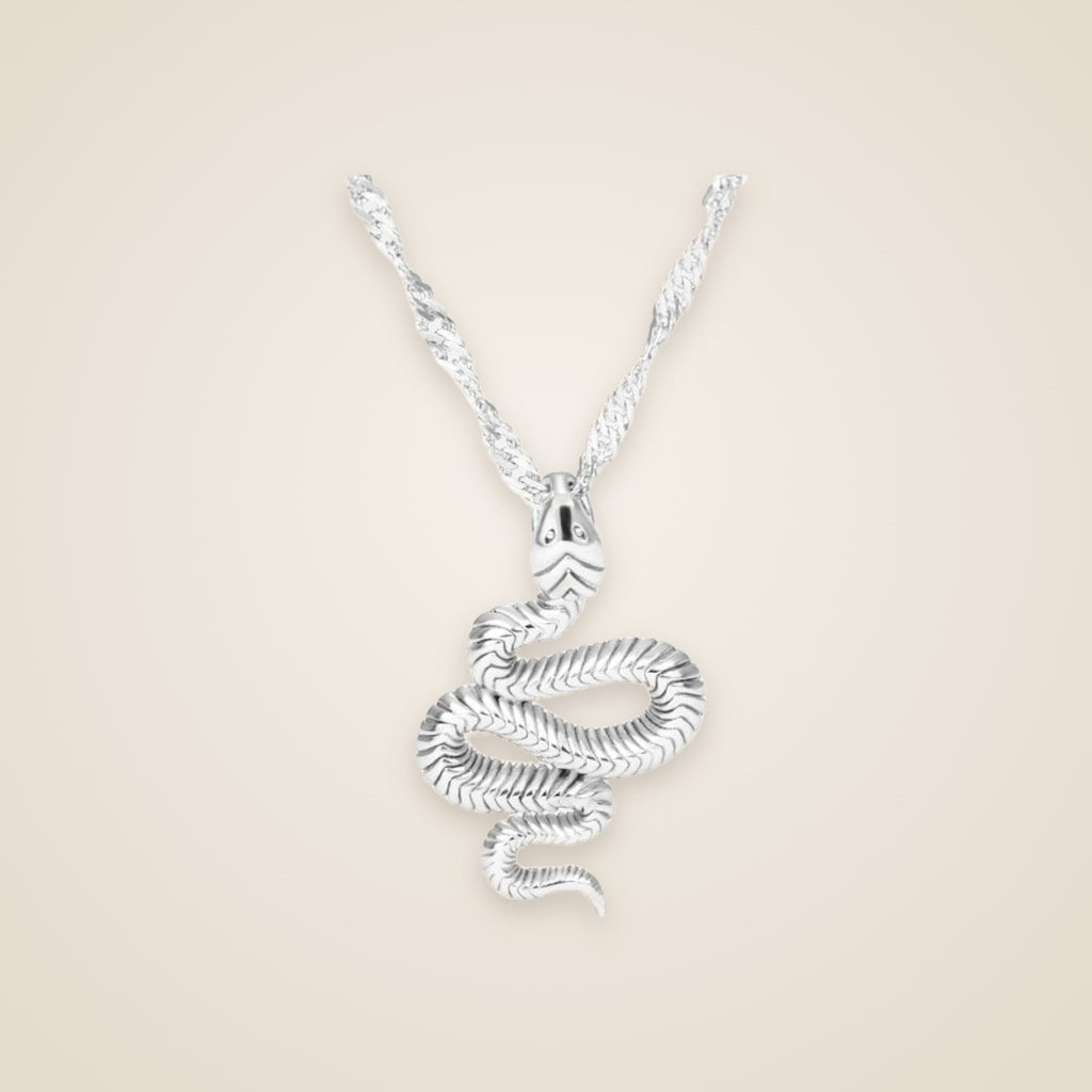 Serena Snake Pendant Necklace — view 1