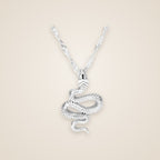 Serena Snake Pendant Necklace — view 1
