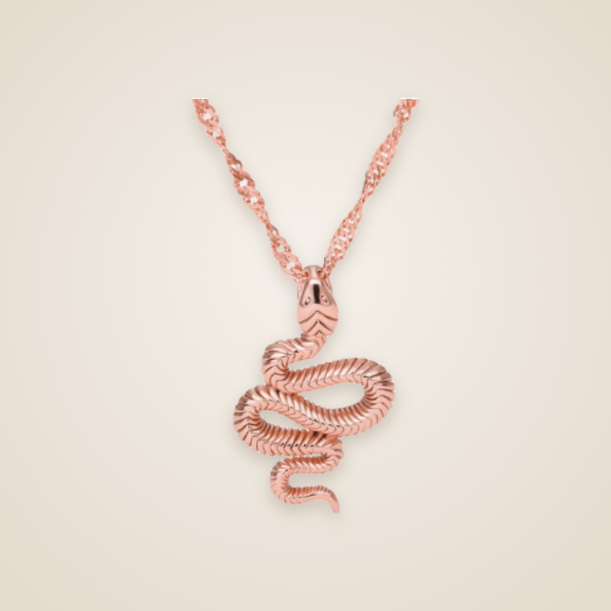 Serena Snake Pendant Necklace — view 6