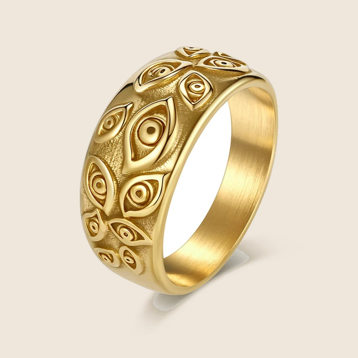 Anello occhio inciso Stavros — vista 1